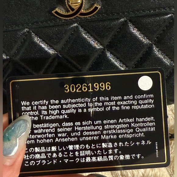 Black Chanel Mademoiselle wallet on unbranded chain crossbody - Picture 2 of 9